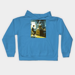 Retro Robotics Kids Hoodie